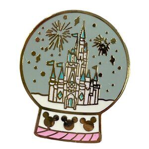 Cinderella Castle Lapel Pin Snow Globe Hidden Mickey Brooch Badge Accessories